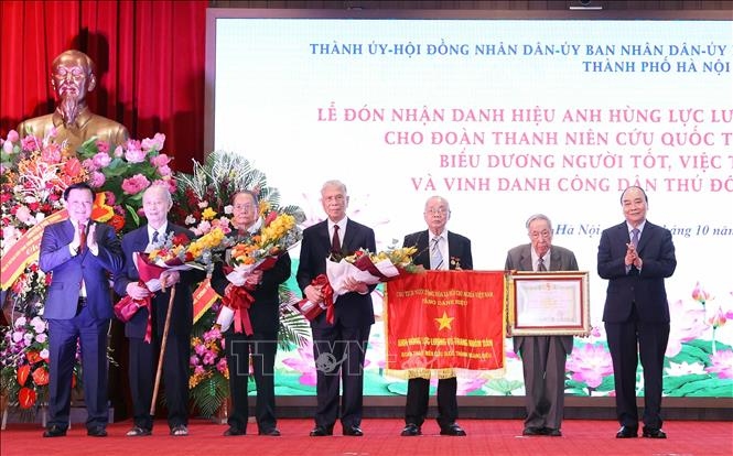 Đoàn Thanh niên cứu quốc thành Hoàng Diệu đón nhận danh hiệu Anh hùng